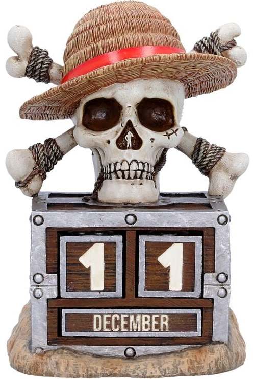 One Piece Nemesis Now - Luffy Jolly Roger - Ewiger Kalender Stolní kalendář standard
