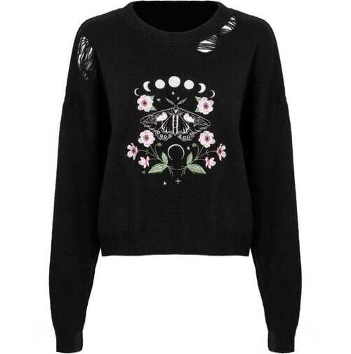 Hell Bunny INTERLUDE JUMPER Dámský kardigan černá