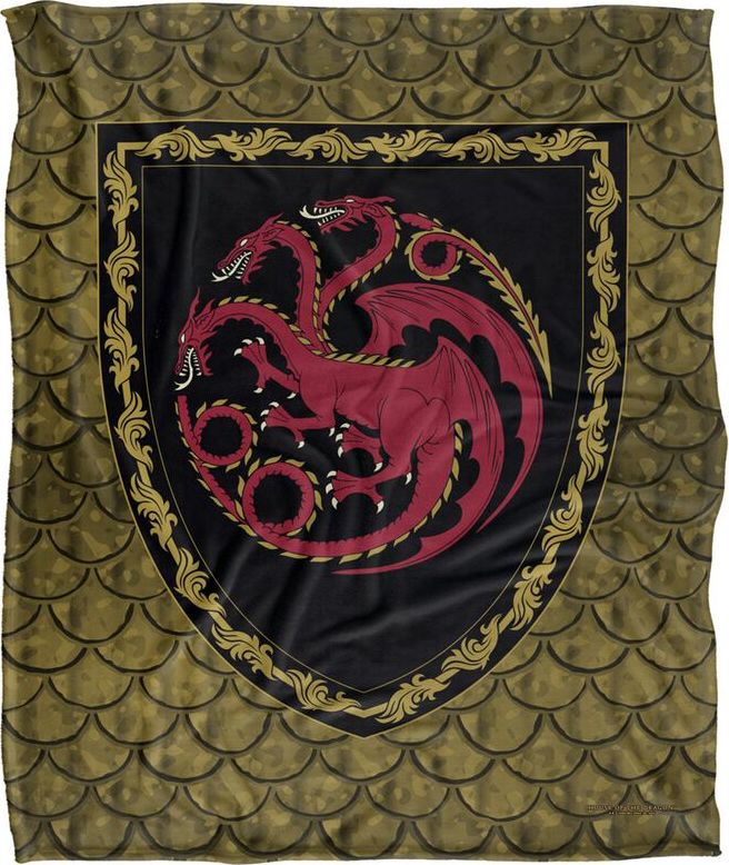 Game Of Thrones Wappen Flísová deka vícebarevný