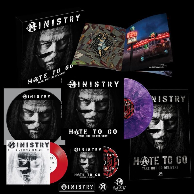 Ministry Hate To Go - Take Out Or Delivery 4-LP standard