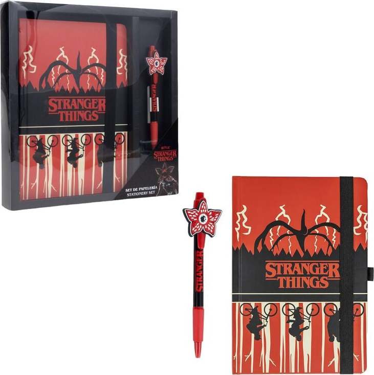 Stranger Things Upside Down Sada psacích potreb vícebarevný