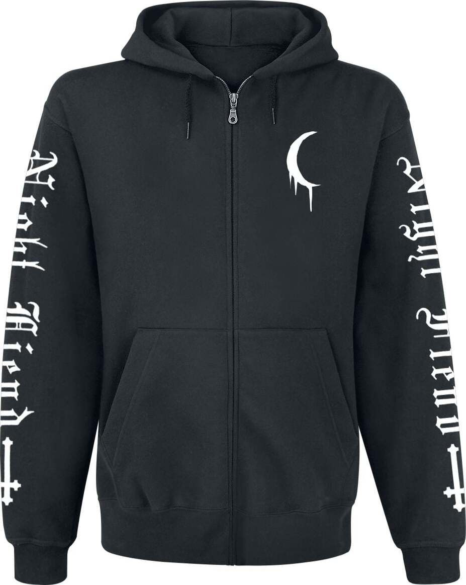 Blackcraft Cult Nocturnal FB Zip Hoodie Mikina s kapucí na zip černá