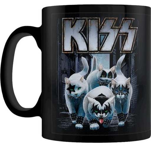 Kiss Horror Cats Creatures Hrnek černá