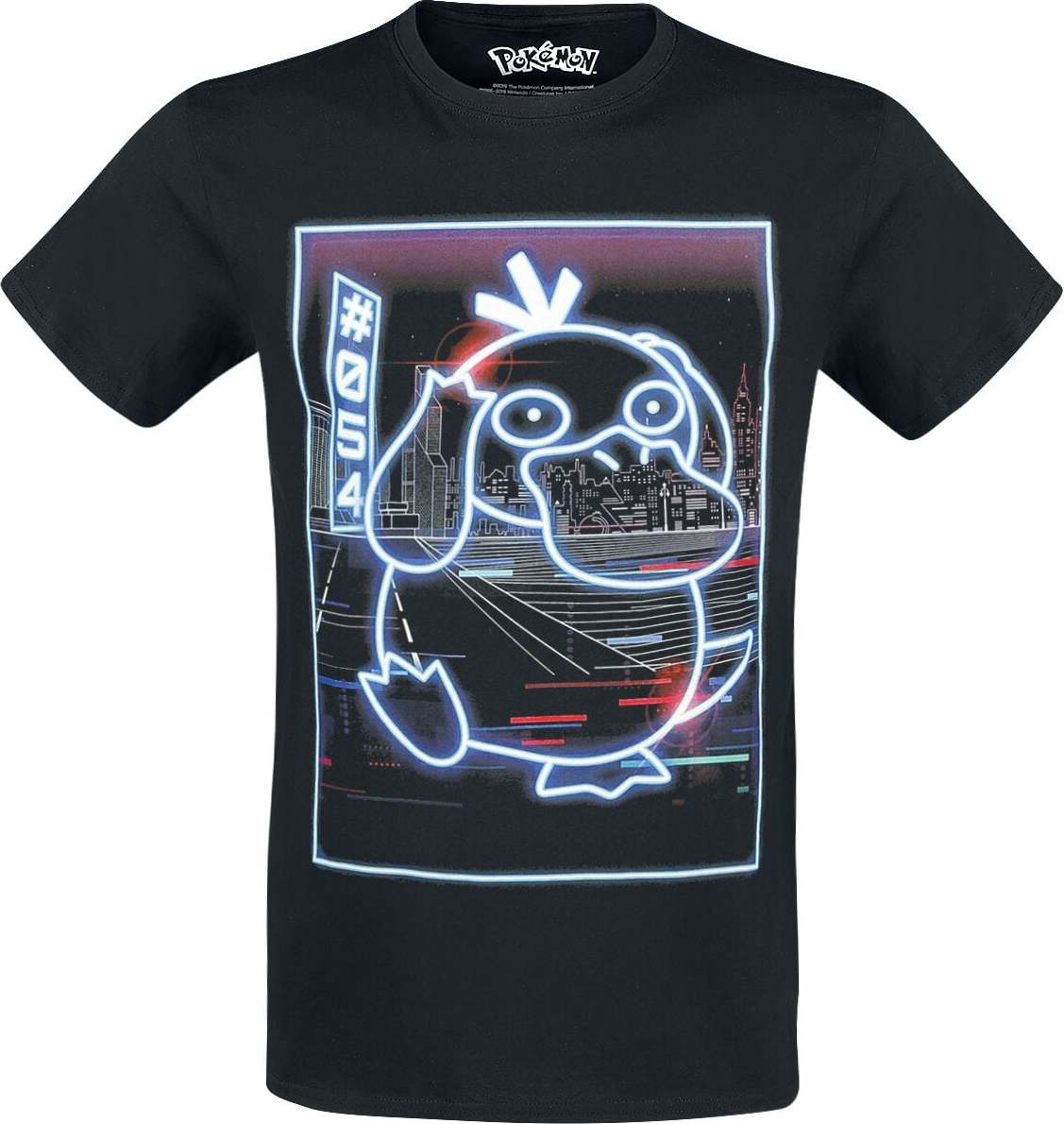 Pokémon Enton - Neon Tričko černá