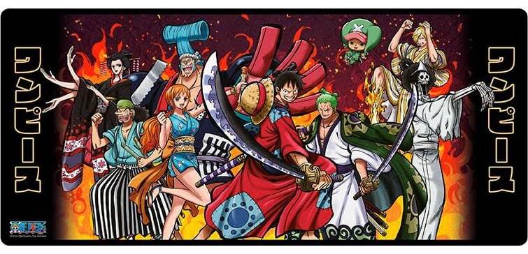 One Piece Battle in Wano podložka pod myš vícebarevný