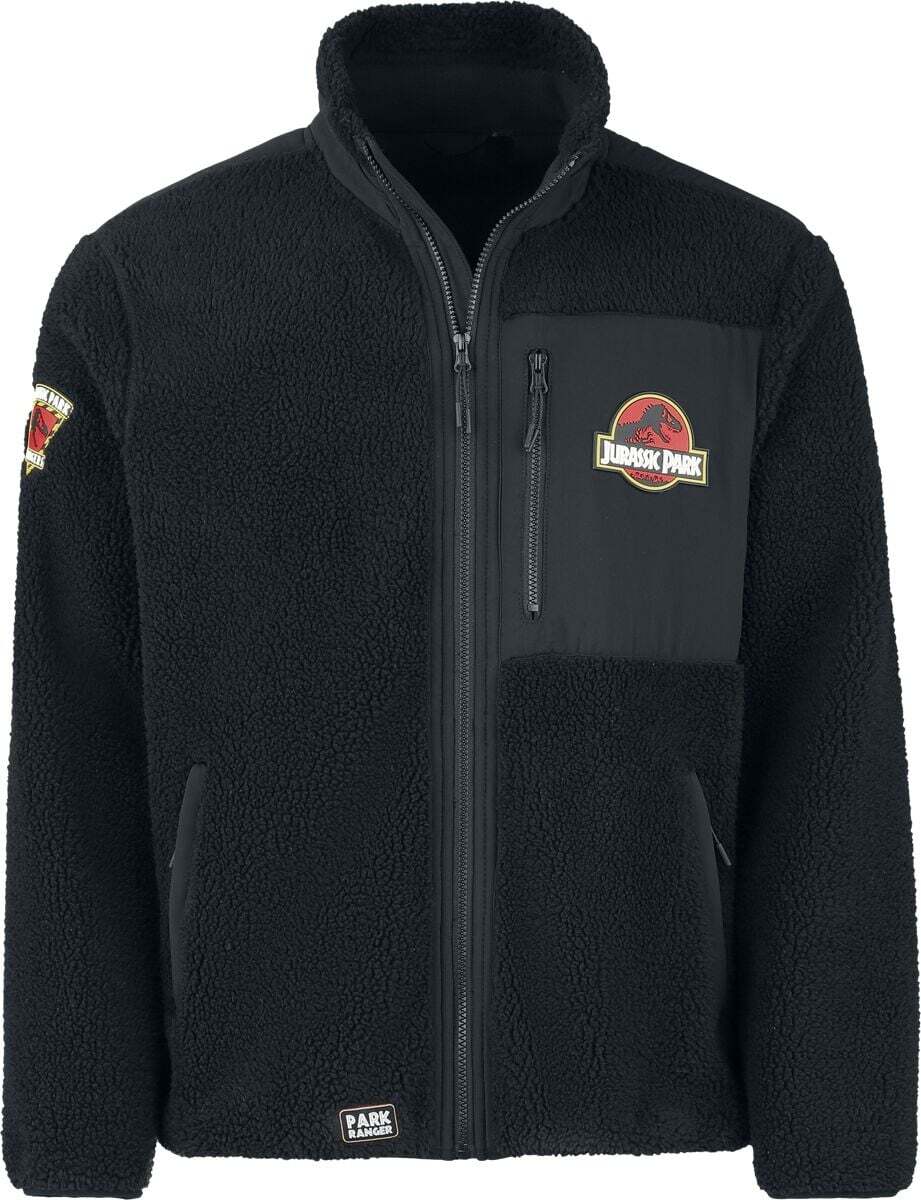 Jurassic Park Logo - Sherpa Bunda černá