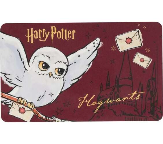 Harry Potter Hogwarts - Hedwig Krájecí prkénko červená