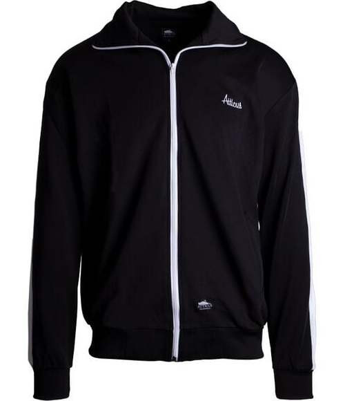 Atticus SCRIPT TRACK JACKET Tepláková bunda černá