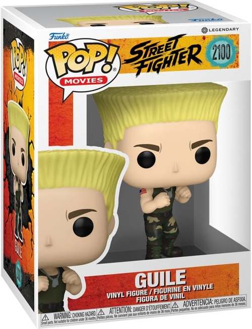 Street Fighter Vinylová figurka č.2100 Guile Sberatelská postava standard