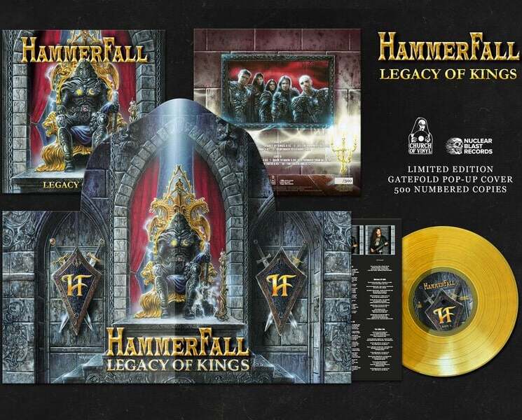 HammerFall Legacy Of Kings LP standard