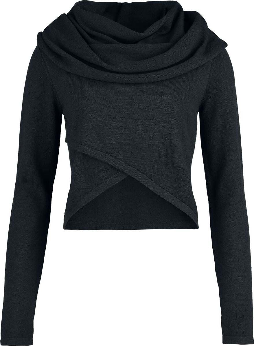 Black Premium by EMP My Obsidian Soul Pletený svetr černá