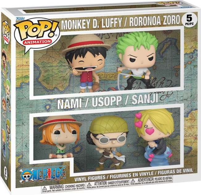 One Piece Sada 5 ks vinylových figurek Sberatelská postava standard