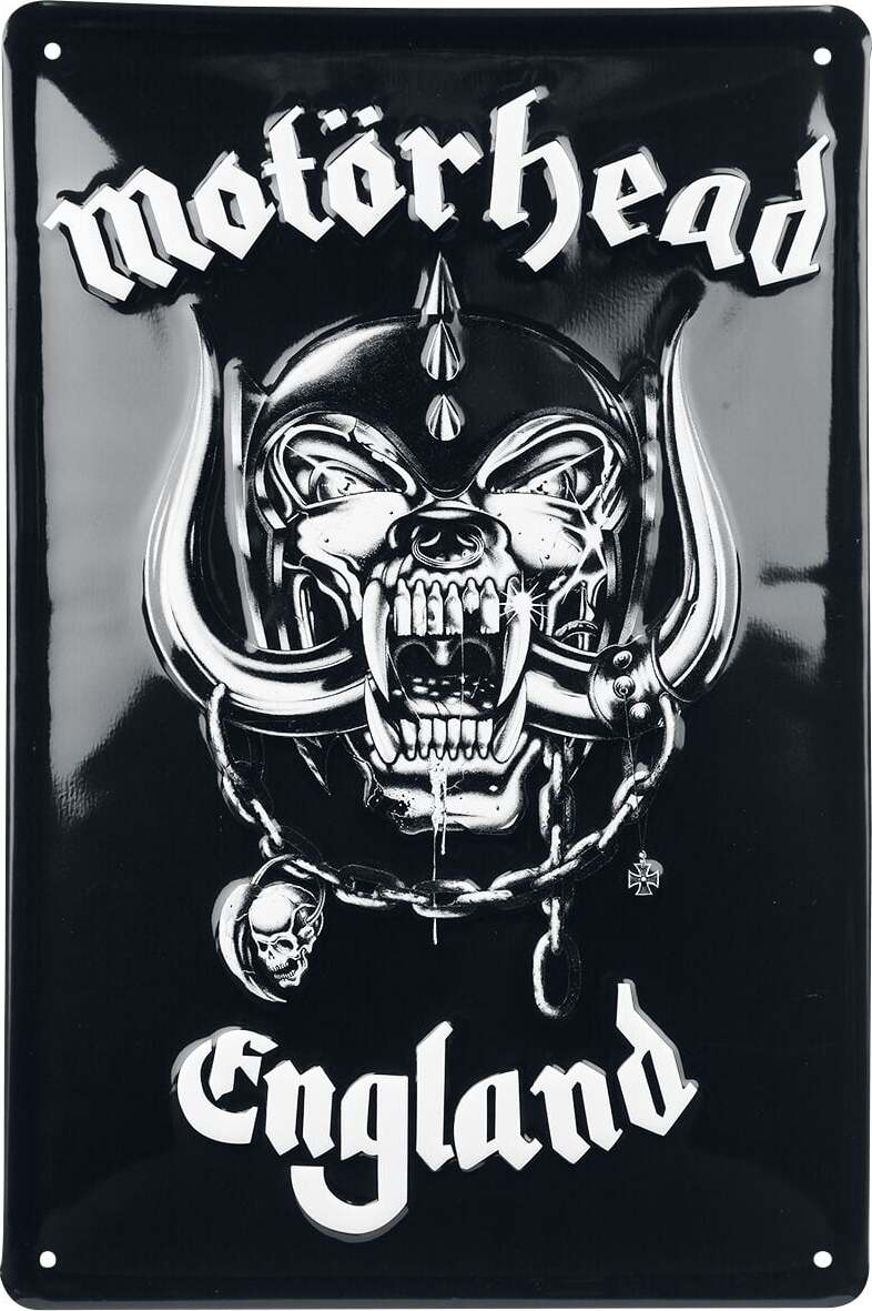 Motörhead England plechová cedule standard