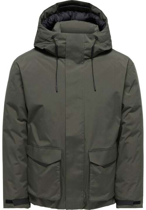 ONLY and SONS Bunda ONSNATE TECHNICAL OTW VD Zimní bunda zelená