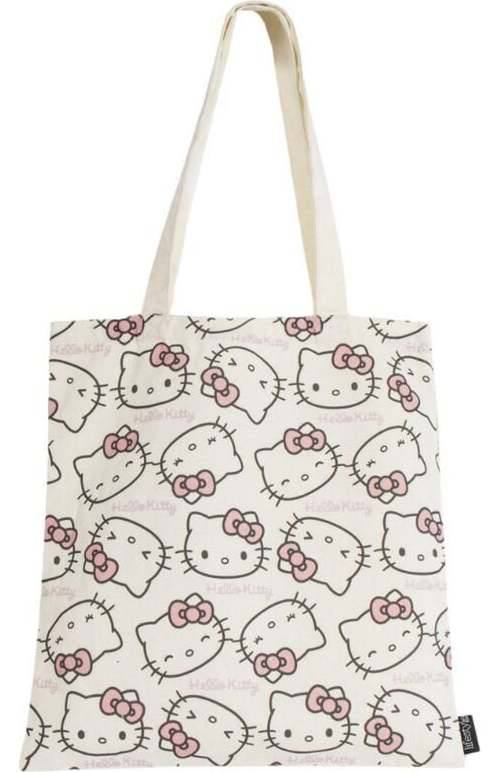 Hello Kitty Hello Kitty Plátená taška přírodní