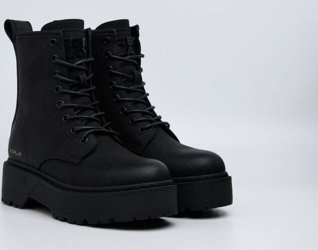 Replay Footwear LUISA W OFF boty černá