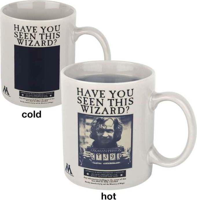 Harry Potter Hrnek s lesklým potiskem Wanted Sirius Black Hrnek vícebarevný