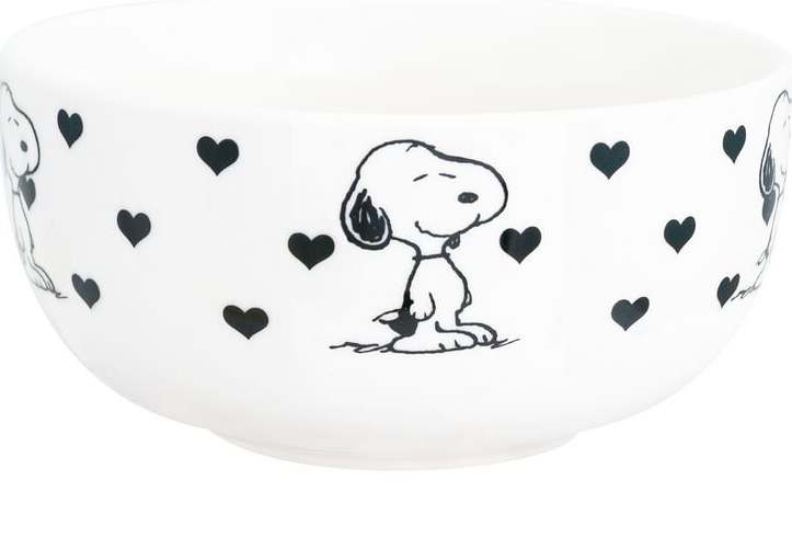 Peanuts Hearts Cereální miska vícebarevný