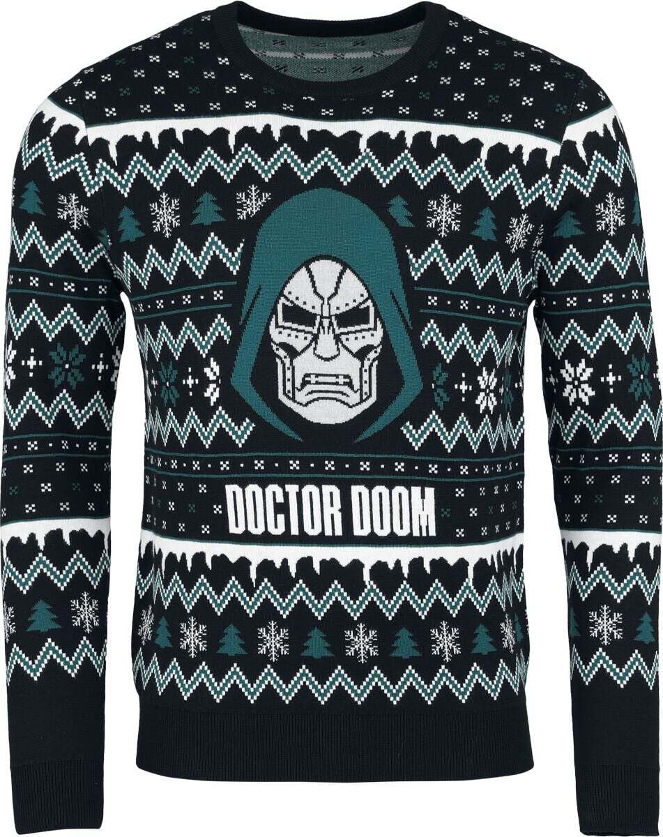 Marvel Dr. Doom Pletený svetr vícebarevný