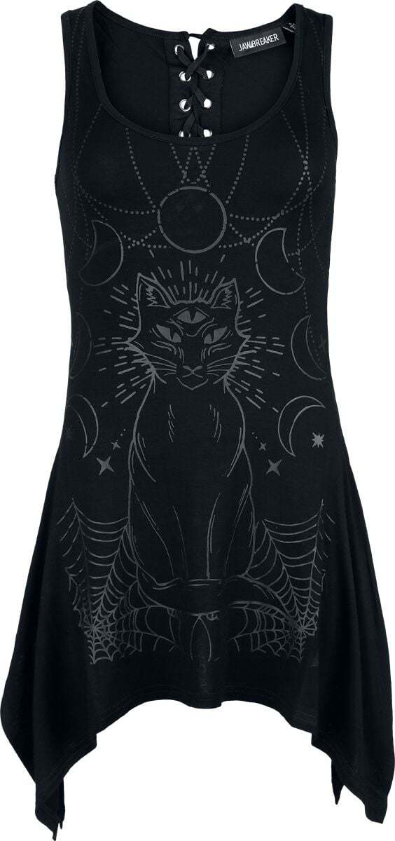 Jawbreaker Mystic Cat Top Dámský top černá