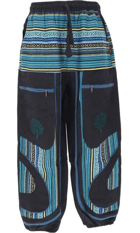 Guru-Shop Goahose, Herren Yoga Hose Kalhoty vícebarevný