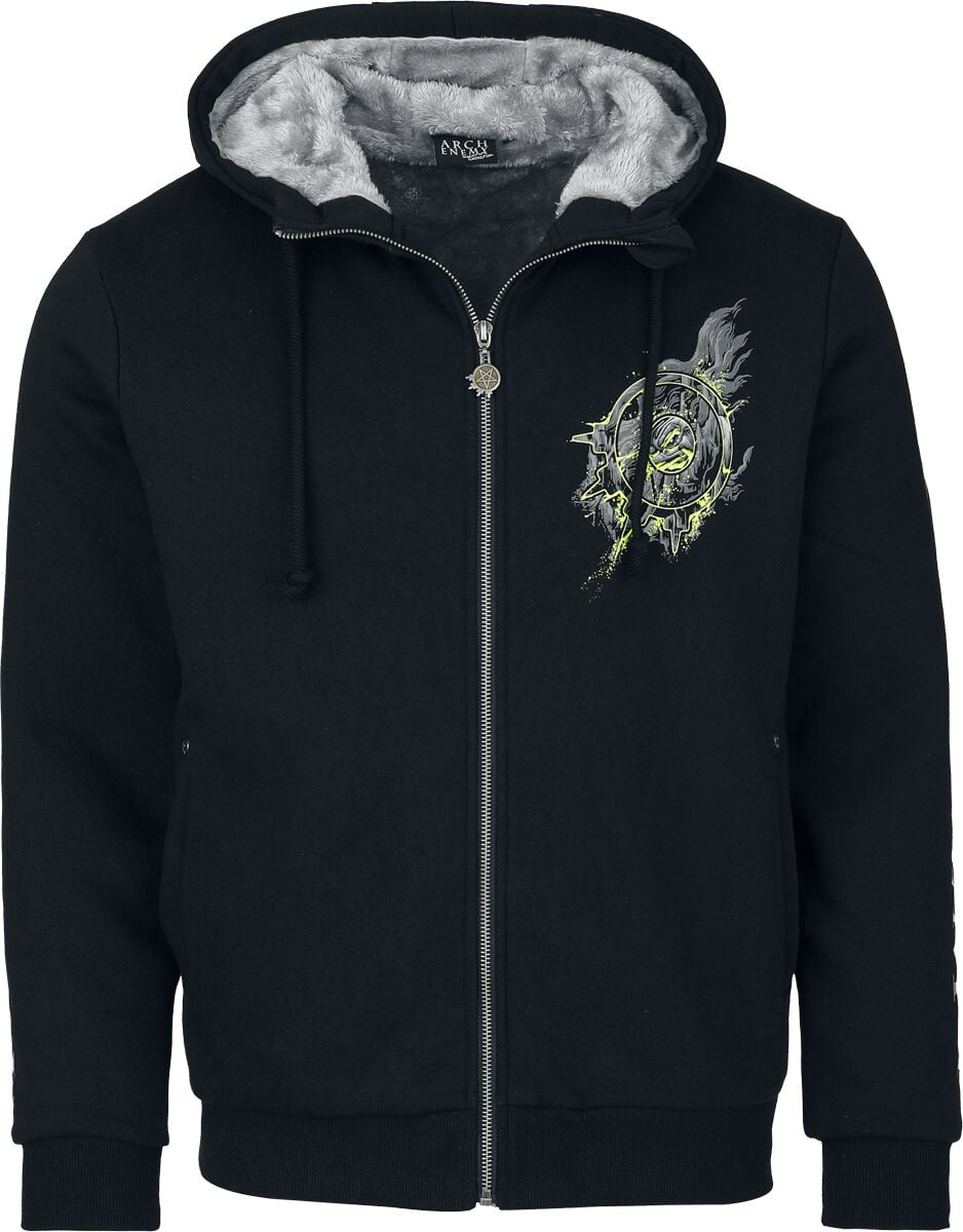 Arch Enemy EMP Signature Collection Mikina s kapucí na zip černá