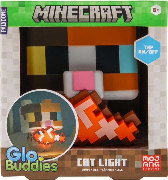 Minecraft Cat GloBuddies Lampa vícebarevný