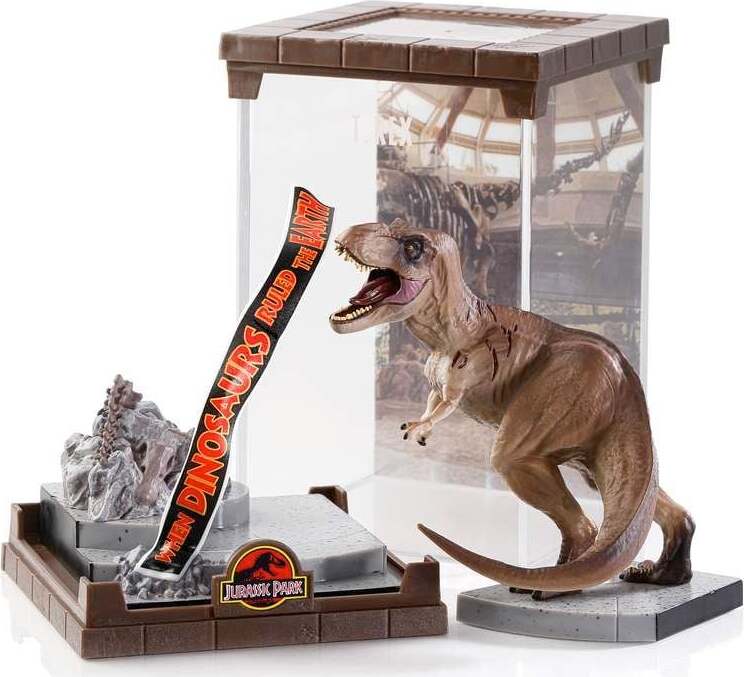 Jurassic Park Creature - Tyrannosaurus Rex Diorama Socha vícebarevný