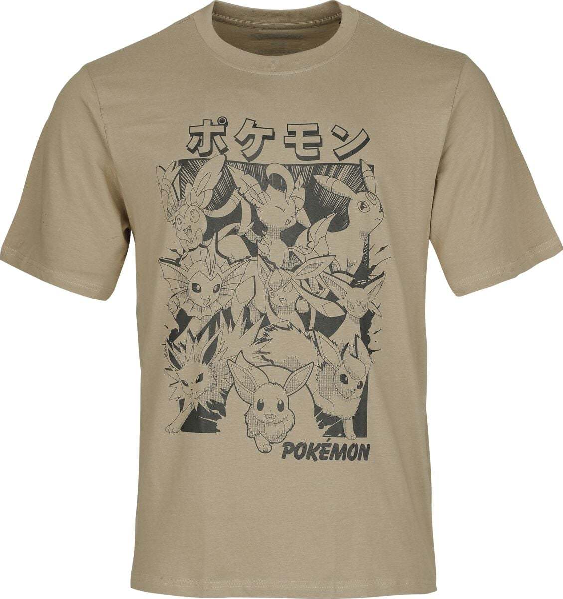 Pokémon Eevee Evolutions Tričko písková