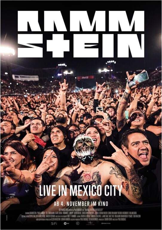 Rammstein Live In Mexico City Fans plakát vícebarevný