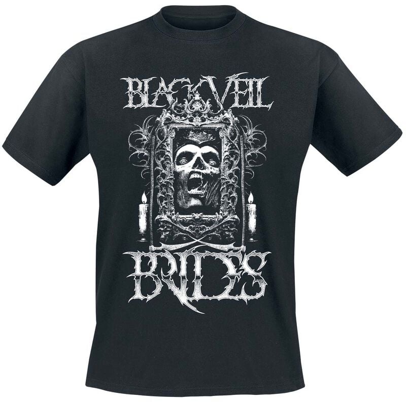 Black Veil Brides Close Up Tričko černá