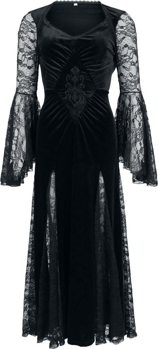 Gothicana by EMP Countess Bathory Šaty černá