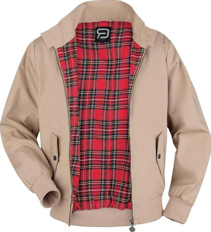 RED by EMP Larger Than Life Bomber Jacket Bunda béžová