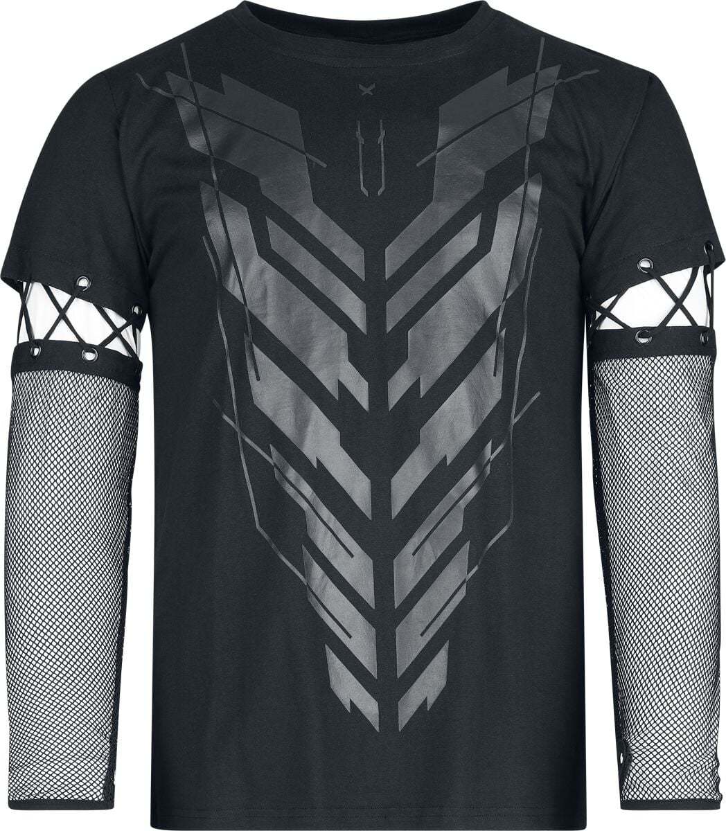 Chemical Black Druvane Top Mens Black Tričko s dlouhým rukávem černá