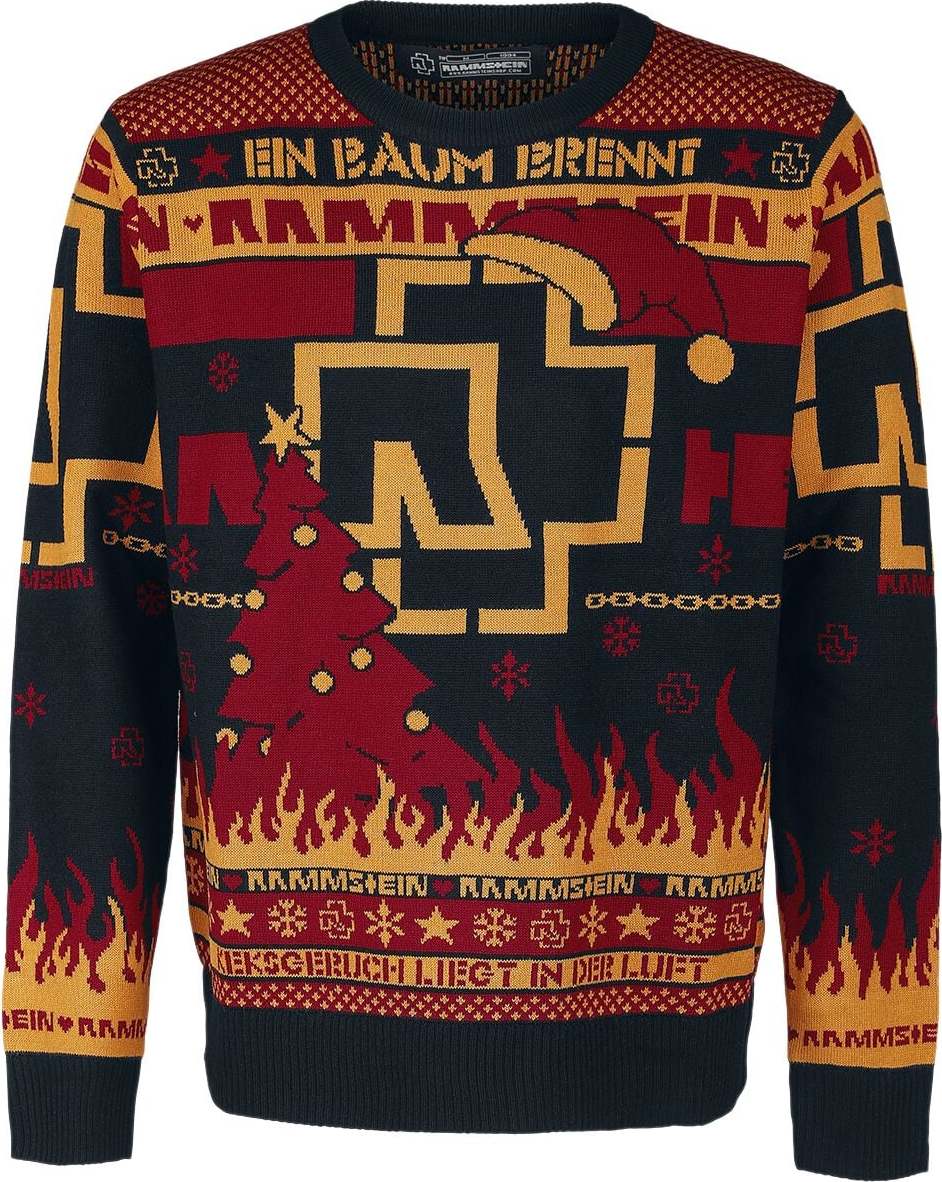 Rammstein Holiday Sweater Mikina vícebarevný
