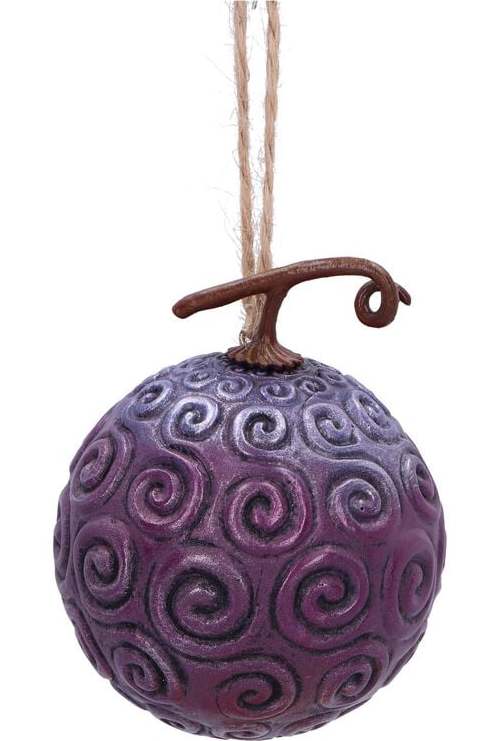 One Piece Nemesis Now - Devil Fruit - Weihnachtsbaumanhänger Vánocní ozdoba - koule vícebarevný