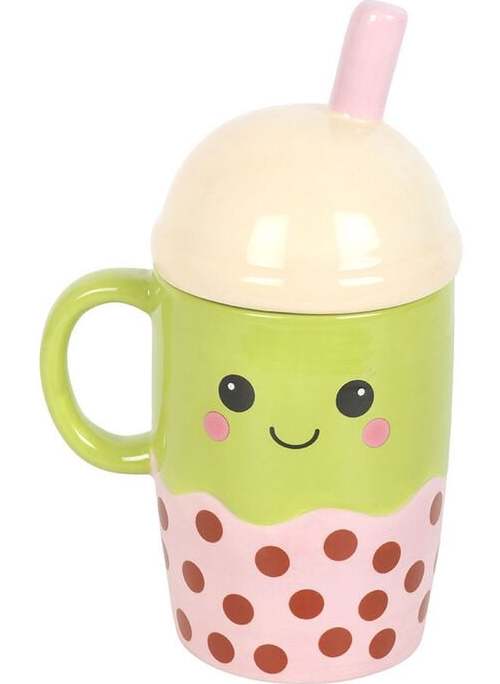 Fun & Lifestyle Kawaii Bubble Tea Hrnek vícebarevný