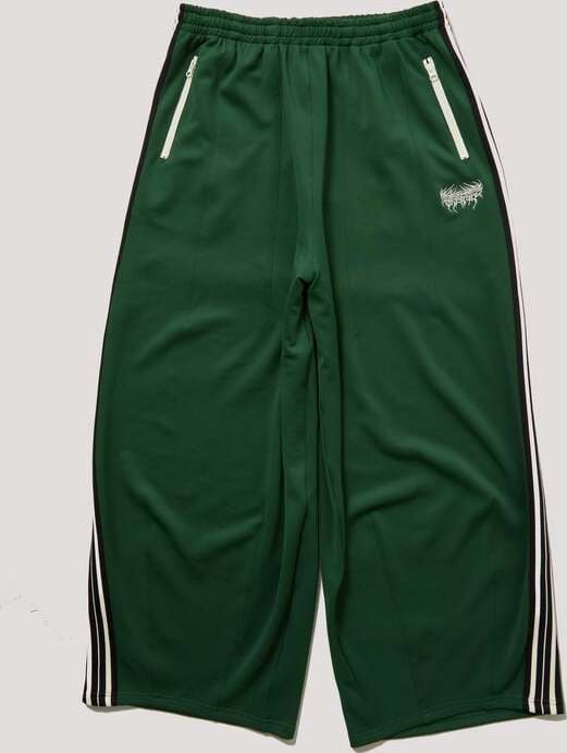 Chet Rock Bronx Wide Track Pant Green Tepláky zelená