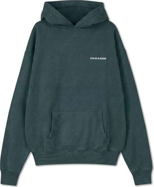 Pegador Logo Oversized Hoodie Mikina s kapucí zelená