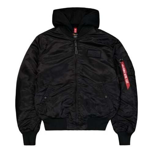 Alpha Industries Bunda MA-1 se zapínáním na zip Bunda černá