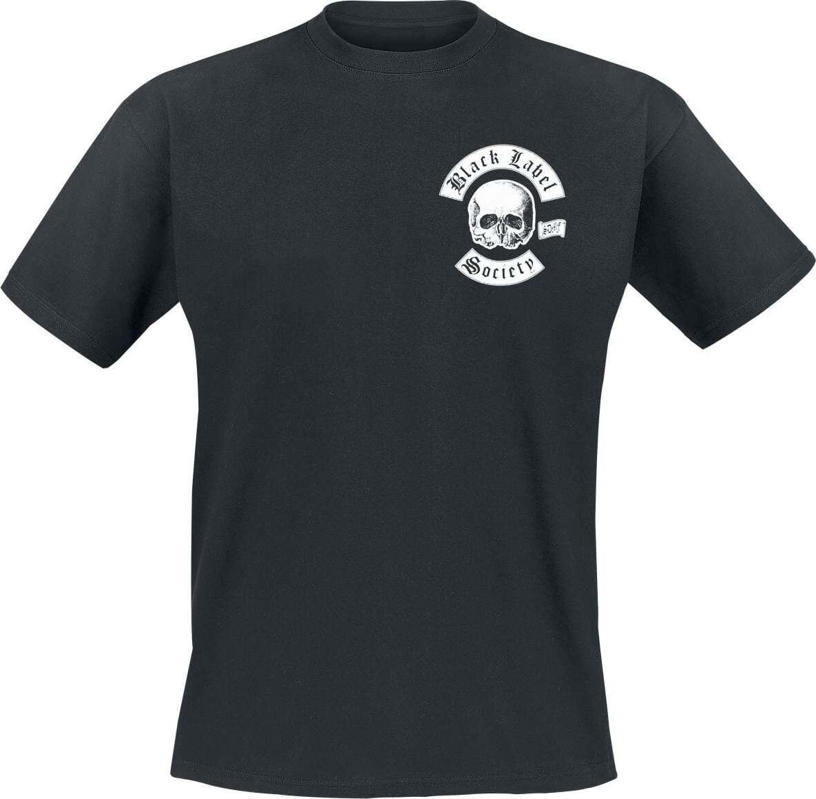 Black Label Society Skull Logo Pocket Tričko černá