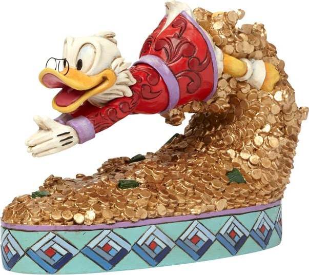 Mickey & Minnie Mouse Treasure Dive (Scrooge McDuck Figurine) Sberatelská postava vícebarevný
