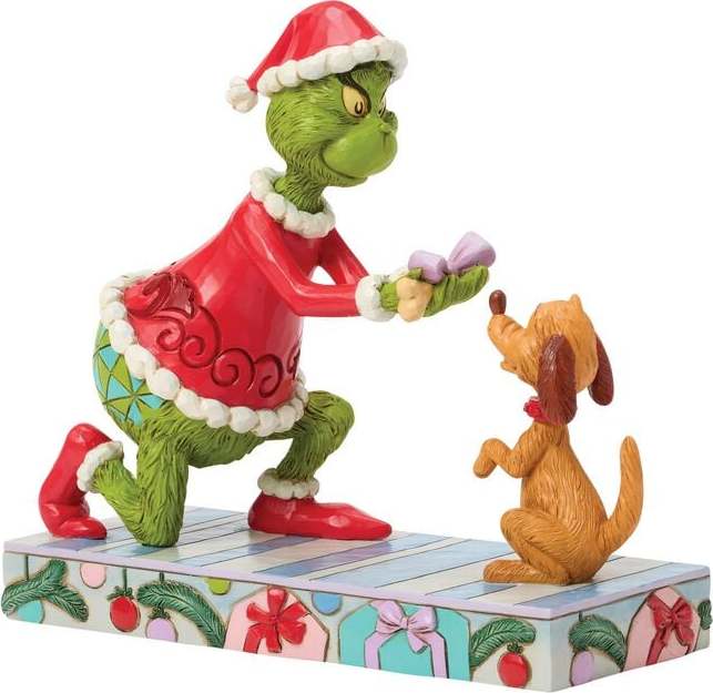The Grinch Figurka Grinch a Max od Jima Shore Sberatelská postava vícebarevný
