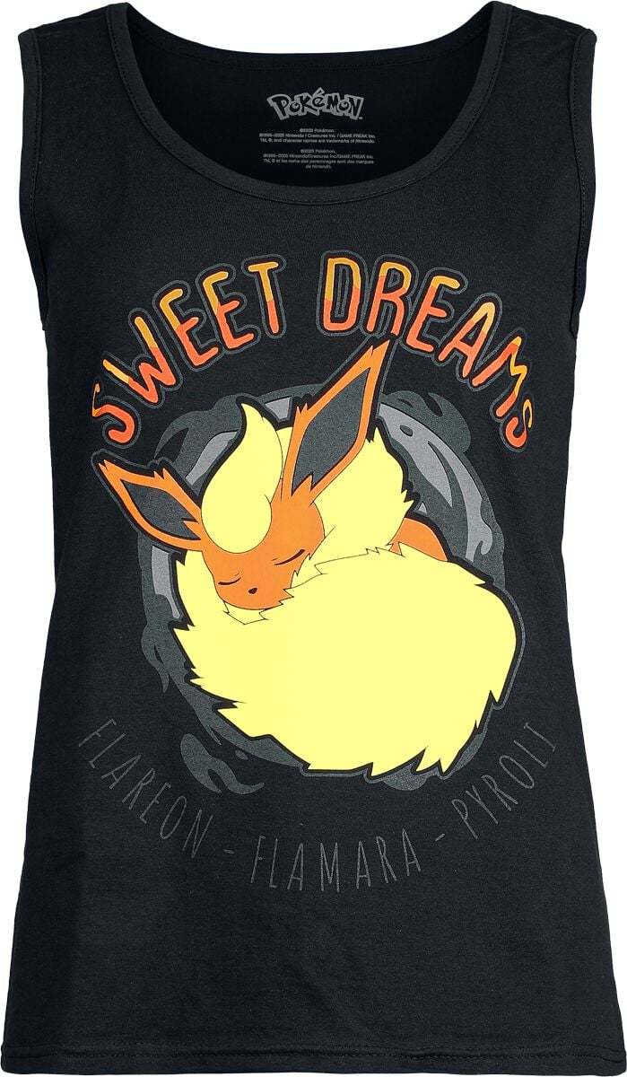 Pokémon Flamara - Sweet Dreams Dámský top černá
