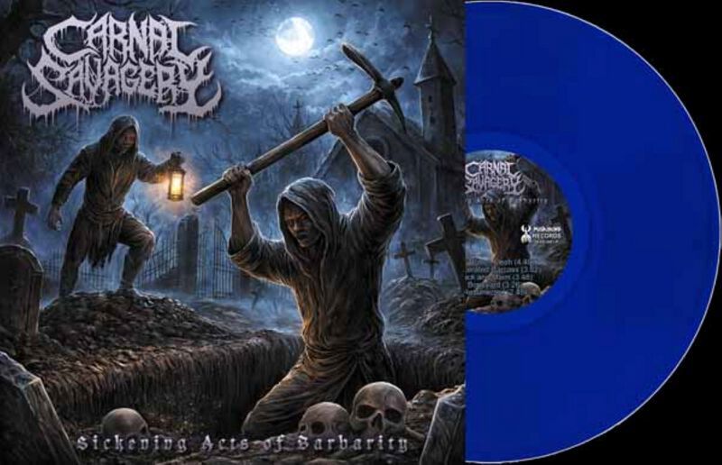 Carnal Savagery Sickening acts of barbarity LP standard