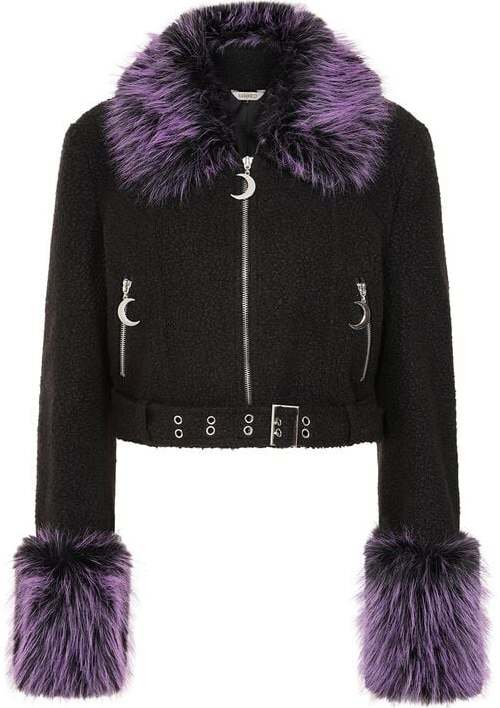 Banned Alternative Cold Spell Jacket Dámská bunda cerná/šeríková