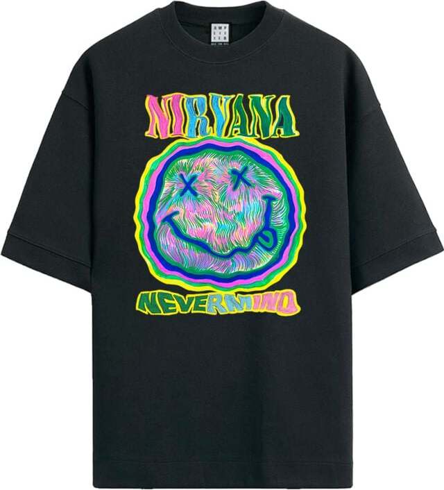 Nirvana Amplified Collection - Scribble Tričko černá