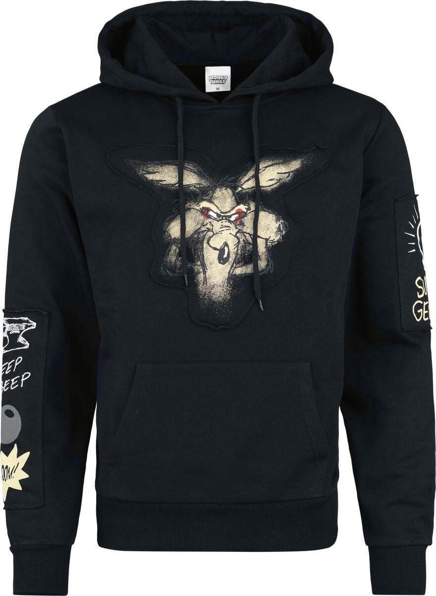 Looney Tunes Wile E Coyote - Genius Mikina s kapucí černá