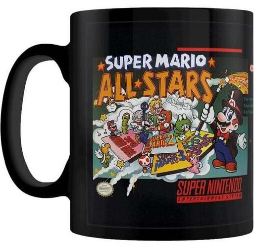 Super Mario Super Mario All-Stars Cartridge Hrnek vícebarevný