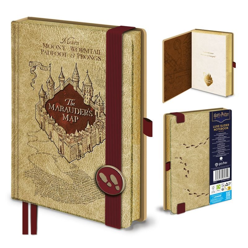 Harry Potter Marauder's Map Luxe Slider Notes vícebarevný